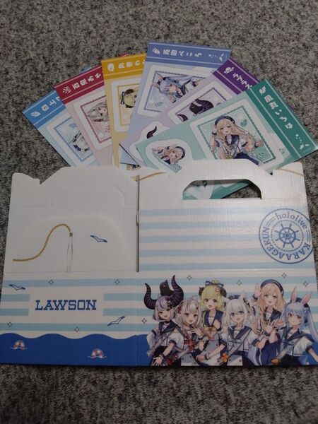 ローソン限定 ホロライブ ステッカー全6種+からあげクンBOXのセット