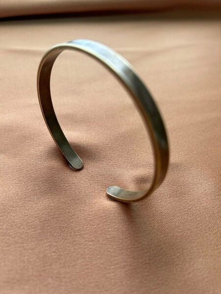 真鍮 バングル brass ヴィンテージ調 シンプル アクセサリー ブレスレット