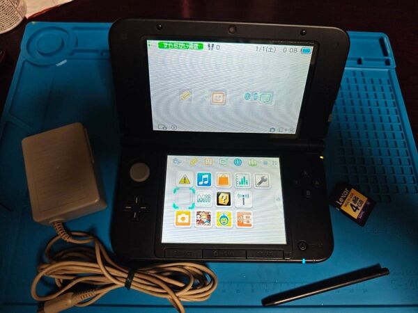 ジャンク Nintendo 3DS LL ブラック 充電器