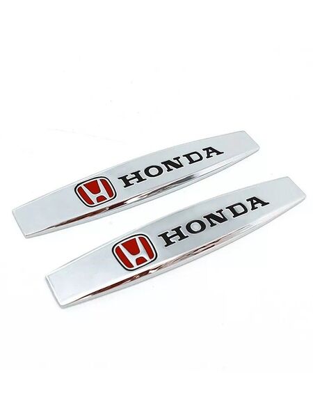 HONDA 3Dメタルエンブレム 2枚セット ホンダ 本田 無限 MUGEN シビック インテグラ Fit S660 カローラ
