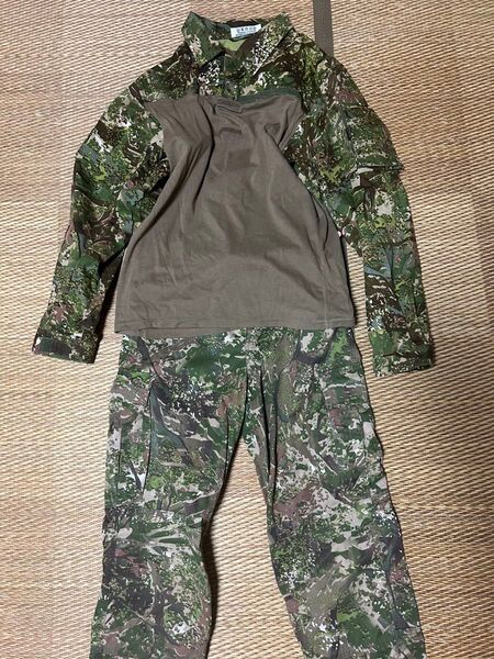 コンカモグリーン迷彩服 上下セット サバゲー