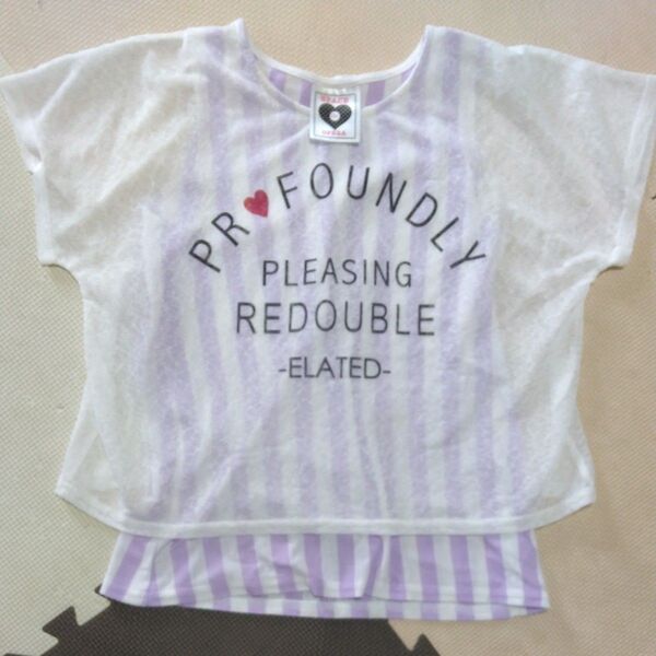 子供服 半袖Tシャツ 重ね着風 150サイズ