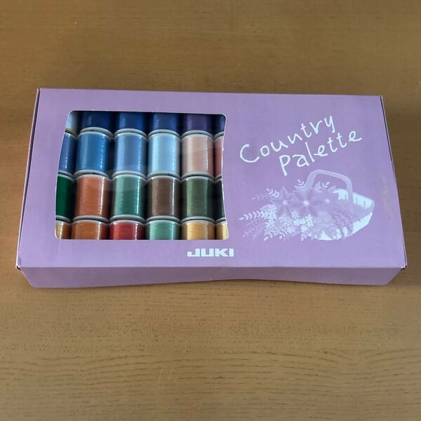 ジューキミシン 刺繍糸 40個 まとめ売り カントリーパレット 刺しゅう糸 ミシン 手芸