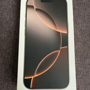【新品未開封】 iPhone16 Pro デザートチタニウム 256GB