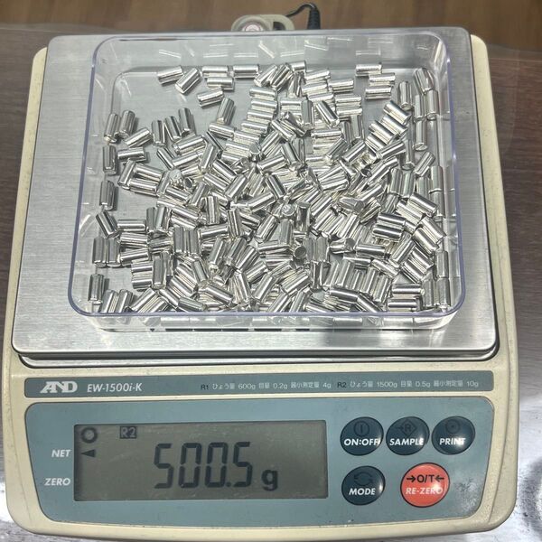 純銀 約500g シルバーアクセサリー用 材料 SV1000