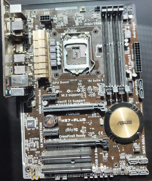 動作確認済 ASUS H97-Plus ATXマザーボード IOパネル有