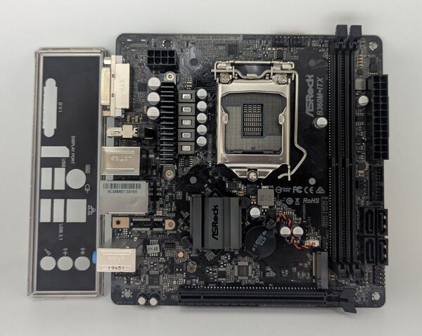 ASRock B360M-ITX IOパネル有 LGA1151 mini ITXマザーボード