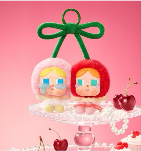 POP MART CRYBABY Crying For Love ぬいぐるみペンダント Love You Cherry Much