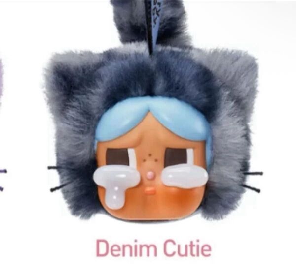 ポップマート CRYBABY WILD BUT CUTIE Denim cutie (青) POPMART ぬいぐるみ