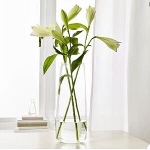 イケア IKEA イケア 花瓶 クリアガラス 高さ45cm BERKNA ベレークナ 花瓶