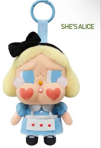 ポップマートCRYBABY Crying Again フェイスぬいぐるみ アリス She’s Alice POP MART