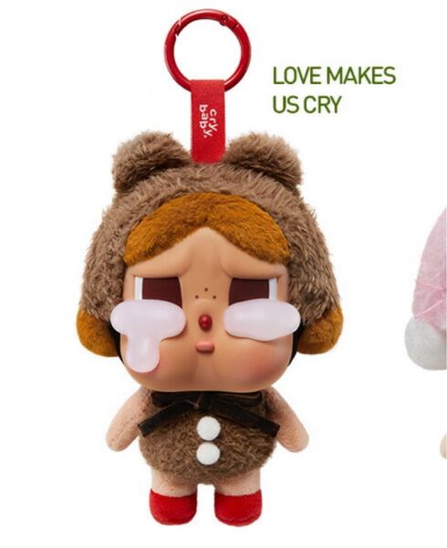 ポップマートCRYBABY Crying Again フェイスぬいぐるみ LOVE MAKES US CRY