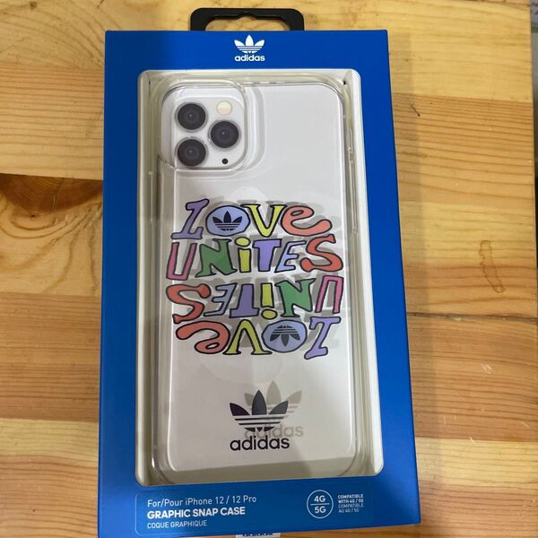 adidas iPhone12/12Pro用スマホケース 新品未開封