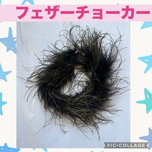 フェザー チョーカー 羽毛 ネックレス ファー マフラー フォーマル ダンス 結婚式 パーティー ブレスレット ドール コスプレ