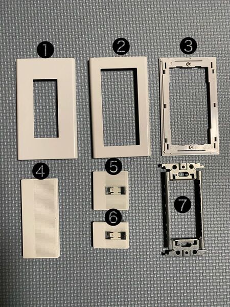 コスモシリーズワイド21 スイッチ、金具セット
