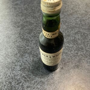 BLACK&WHITE ミニチュアボトル ウイスキー スコッチ