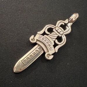silver925 ダガー クロス カットアウト CHクロス 十字架 スターリングシルバー チャーム ペンダントトップ