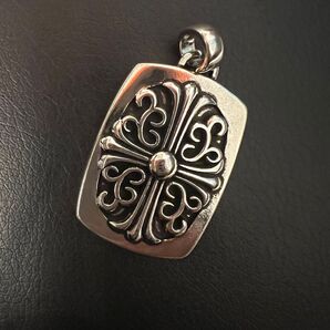 新品 シルバー925 ペンダントトップ クロス ネックレストップ フレア
