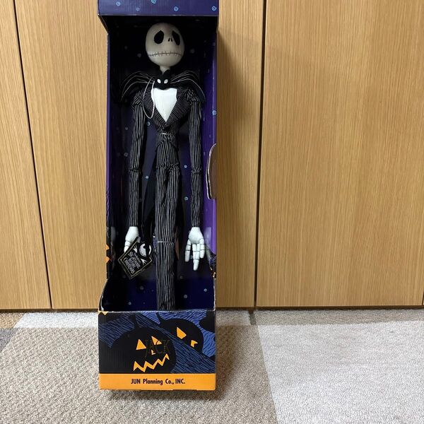 ナイトメアビフォアクリスマス ジャック 特大 人形 ぬいぐるみ 美品 レア フィギュア 箱入り
