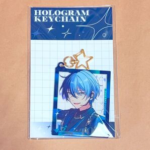 プロセカ あんスタ ホログラムキーホルダー 青柳冬弥