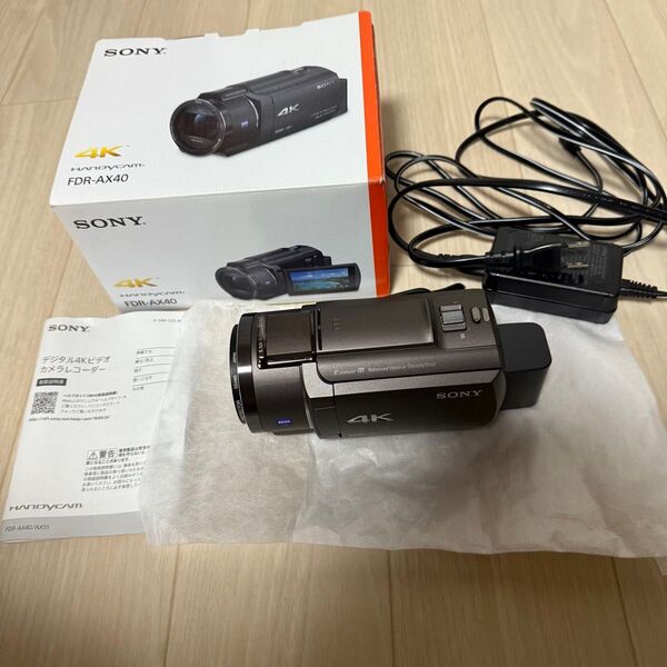 SONY ビデオカメラ ハンディカム 4K FDR-AX40