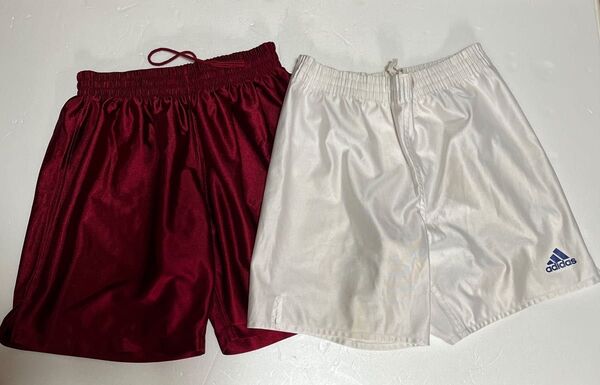 アディダス ハーフパンツ ホワイト 白 ハーパン adidas floridawind 光沢 サッカー スポーツ ショートパンツ