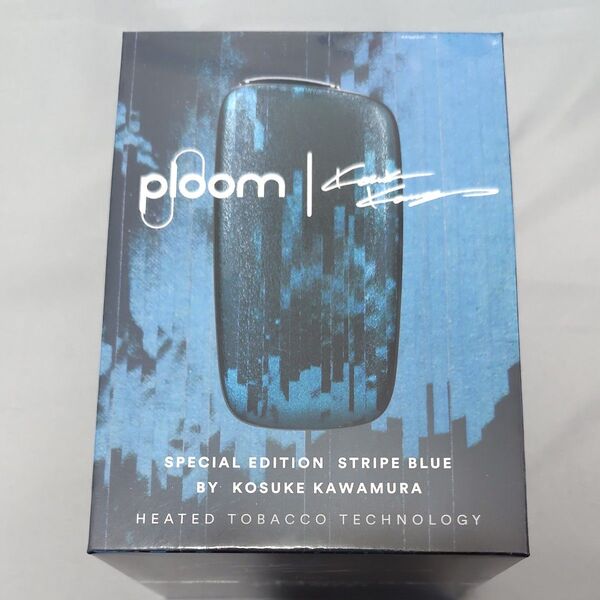 【箱無し充電器無し】ploom X ADVANCED プルームエックス アドバンスド 本体 ストライプブルー