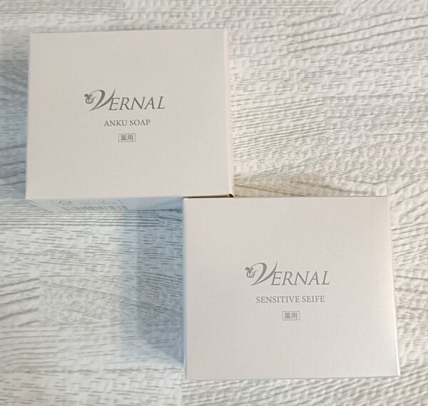 ヴァーナル◆アンクソープ 90g+センシティブザイフ 90g■新品 洗顔石鹸
