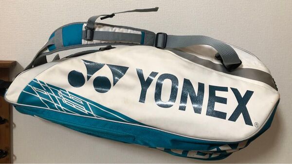 YONEX テニス バドミントン ラケットバッグ ロゴ入り 青×白 ヨネックス ラケットバッグ YONEX