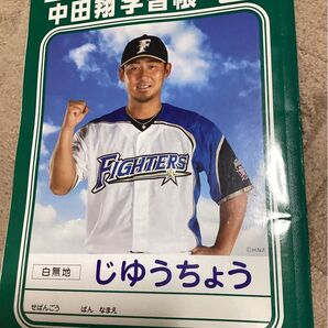中田翔学習帳 白無地