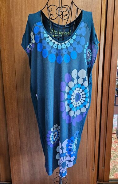 デシグアル Desigual チュニック ワンピース フレンチスリーブ
