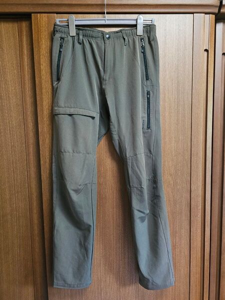 ワークマン エアロストレッチクライミングパンツ サイズL ブラウン