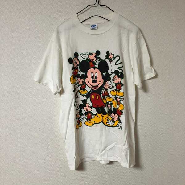 USA製 velva sheen Tシャツ ミッキー ディズニー Mickey Disney 白 ホワイト