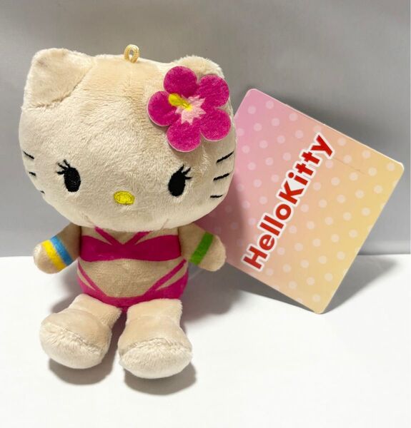 【新品】日焼けハローキティビキニ キ-ホルダー ぬいぐるみサンリオ