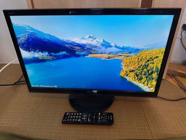 シャープ SHARP 24型 液晶 テレビ 2T-C24AD 2019年 美品