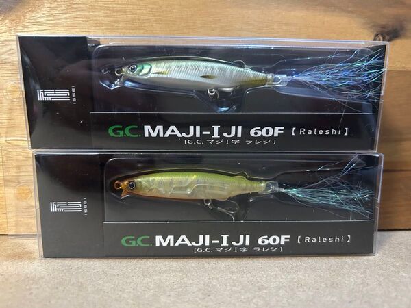 一誠 G.C. マジI字 ラレシ 60F チャートオイカワ/オイカワ♀ 2個セット