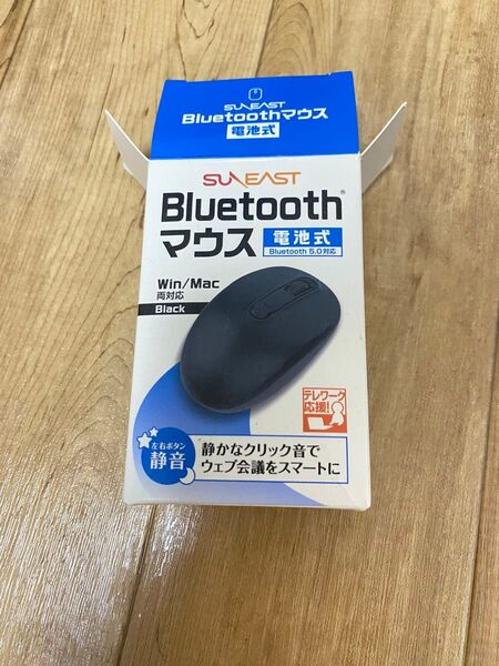 SUNEAST Bluetoothマウス 電池式 静音 ブラック