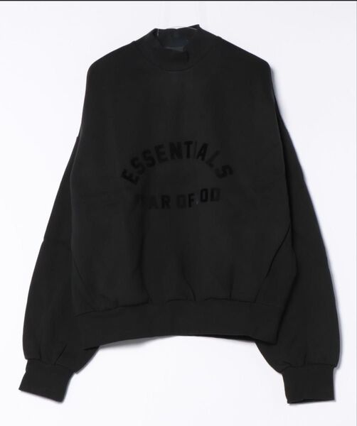 (CM)【ESSENTIALS FEAR OF GOD】フロントロゴ モックネック スウェット プルオーバー