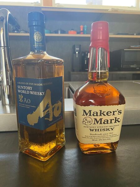 サントリー ワールドウイスキー 碧 Ao 700ml メーカーズマーク 700ml 2本セット SUNTORY