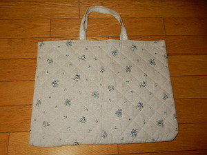  quilting specification! small floral print bag *USED