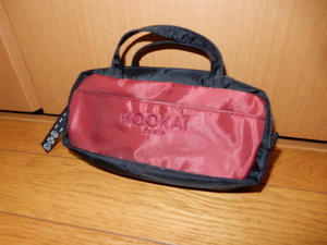 KOOKAI/ Koo kai! cosme / косметичка чёрный × красный *USED