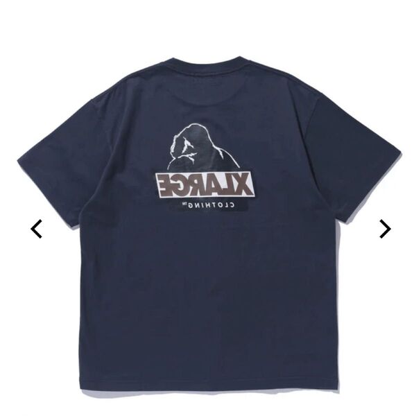 新品 XLARGE BACKSIDE OG S/S TEE エクストララージ Tシャツ ラージ ゴリラ