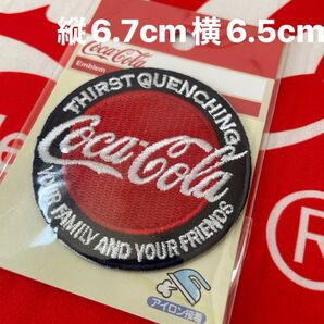 Coca-Cola ワッペン エンブレム ロゴ 刺繍 未使用