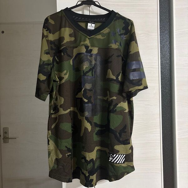 NIKE 迷彩フットボールシャツ L