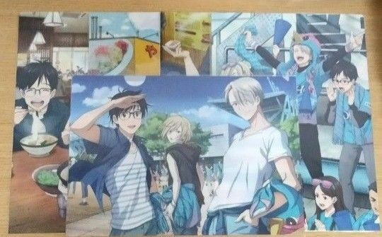 ユーリ!!! on ICE サガン鳥栖 コラボ A4 クリアファイル 5点セット 佐賀 サーガ