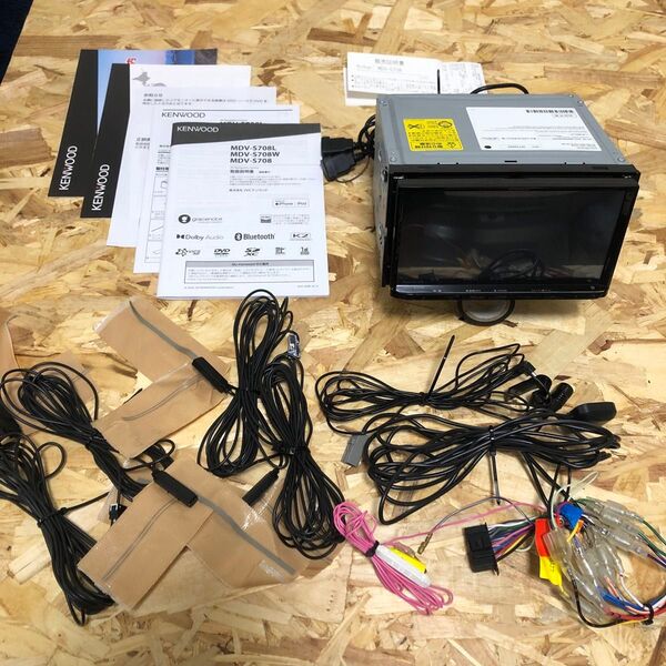 KENWOOD カーナビ MDV S708 Bluetooth CD DVD ケンウッド