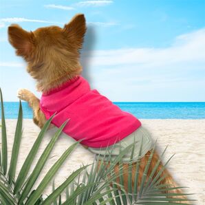 犬服 綿100% Sサイズ 小型犬 2kg前後 ホットピンク ユニセックス チワワ