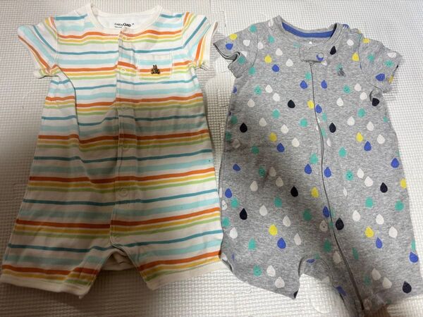 GAP70サイズロンパース 2点セット