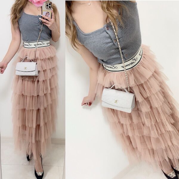 コーデセット*着用画像*ロイヤルパーティー ROYALPARTY ピンク グレー