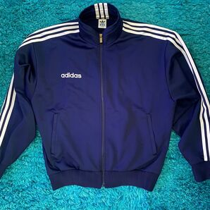 adidas ジャージ ネイビー メンズ